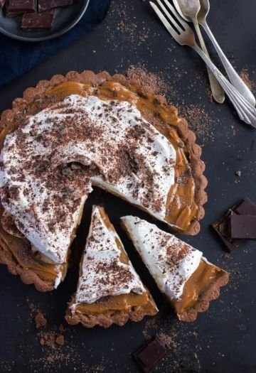 Torta banoffee alla banana con cioccolato e caramello 1900Cucina