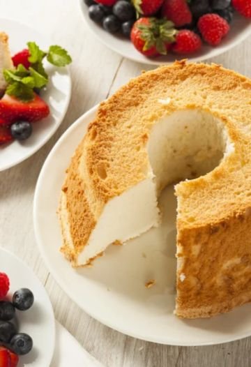 torta angel food cake americana