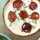 quiche di pomodori e asparagi arrostiti