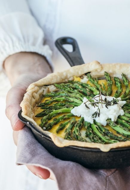 quiche agli asparagi fatta in casa 1