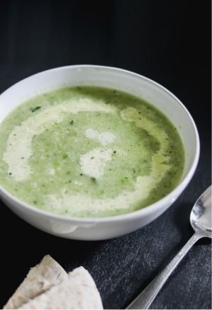 zuppa cremosa di spinaci 1