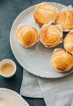 muffin di ricotta e limone alla vaniglia chai