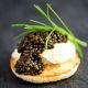 blinis con caviale e panna acida 1900cucina