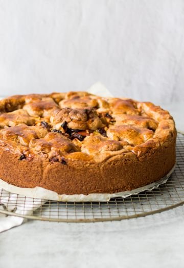 torta di mele ricoperta 1