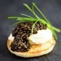 blinis con caviale e panna acida 1900cucina