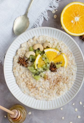 ricetta porridge cremoso alla vaniglia con mele allo zucchero di canna 1 f0deac08