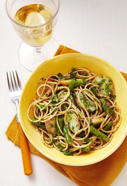 Spaghetti alla Genovese con patate 1900Cucina