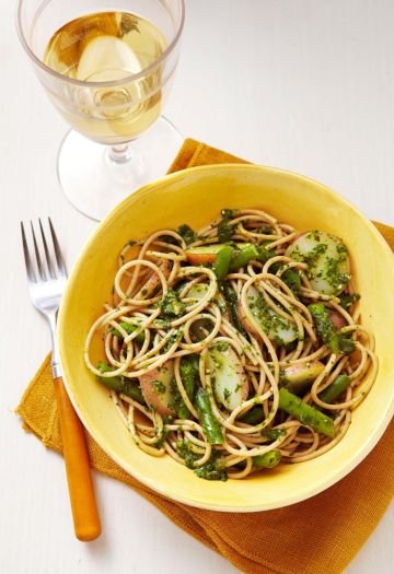 Spaghetti alla Genovese con patate 1900Cucina