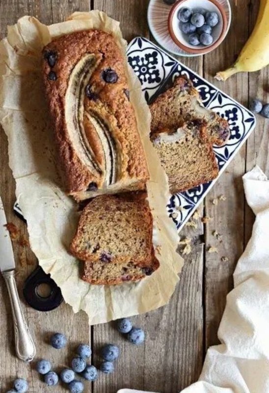 Ricetta pane alla banana e mirtilli | 1900Cucina