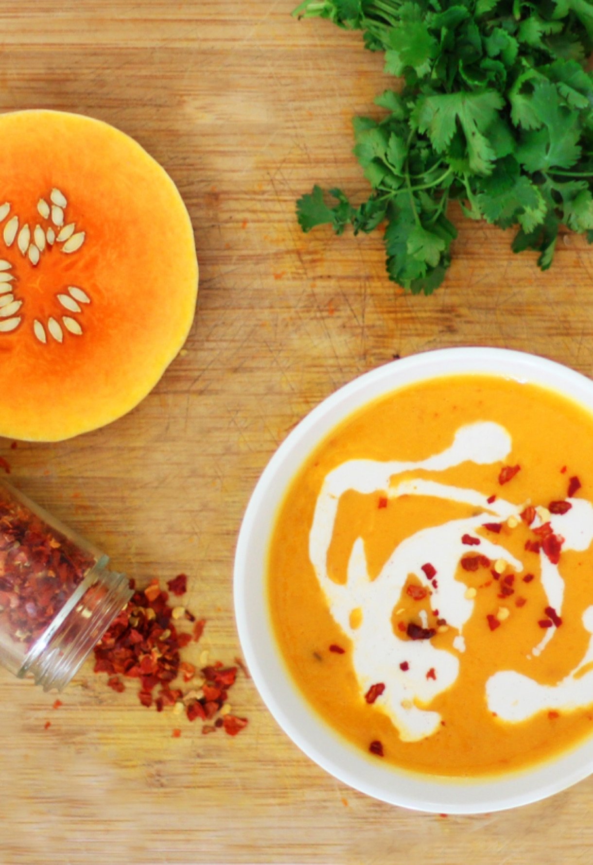 Ricetta zuppa di zucca al cocco e zenzero | 1900Cucina